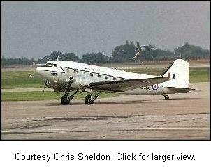 DC-3 taxiing