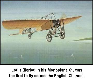 Bleriot Monoplane X1.  John Batchelor, 1990.
